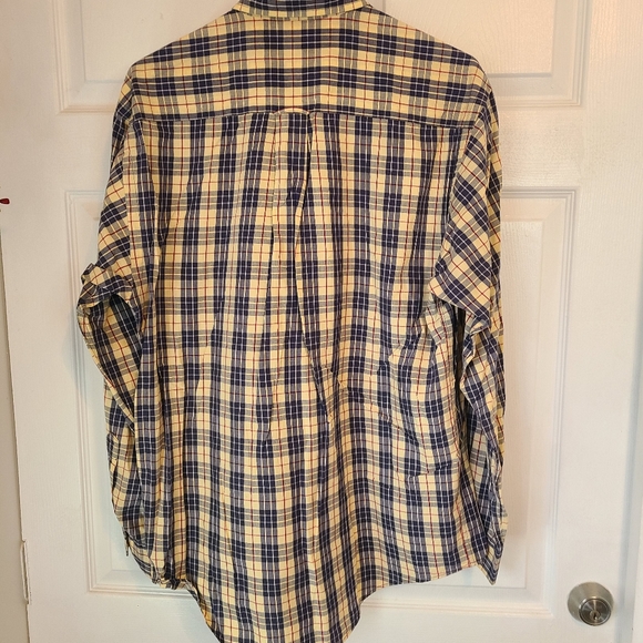 (081) Nautica Men's Long Sleeve Dress Shirt, Size: Small / Petite Color: Yellow - Picture 14 of 14